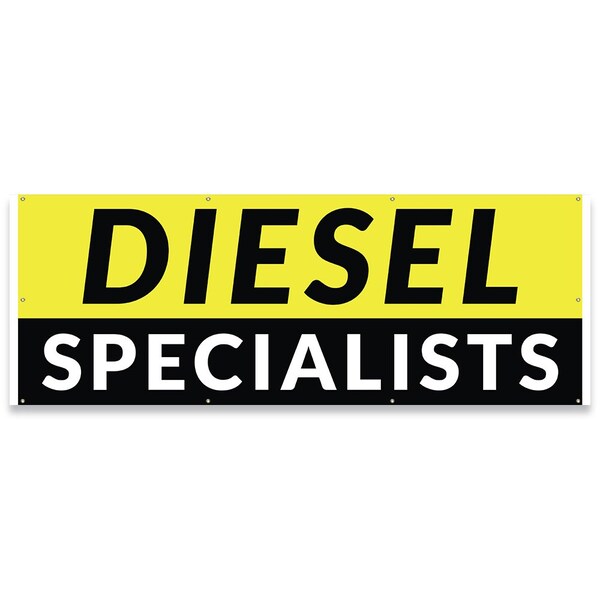 Diesel Specialists Banner Concession Stand Food Truck Single Sided